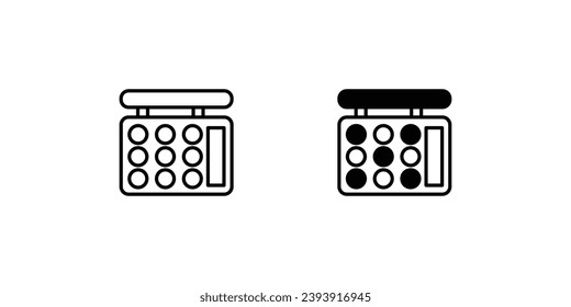 make up icon with white background vector stock illustration
