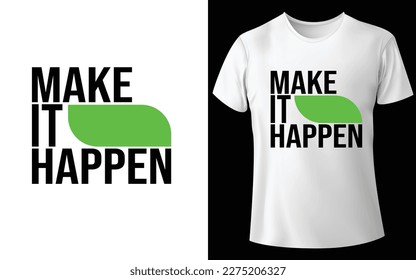 Make it illustrate simple modern  typography modern t shirt design
