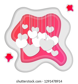 Make the image dimension by paper. Cut into heart shape