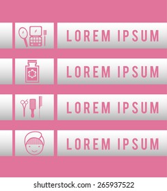 make up infographics design, vector illustration eps10 graphic 