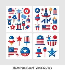 Make July 4th creative with this vector bundle! Includes patriotic clipart, line art, and fun cartoon designs for festive crafts, digital art, and printable projects.