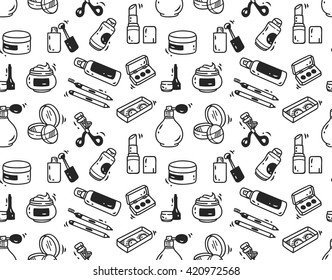 make up kit seamless background