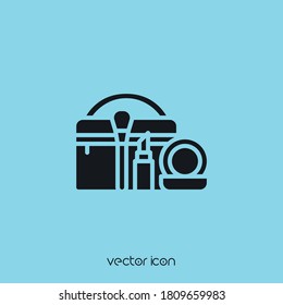 Make up kit vector icon. Ui/Ux. Premium quality.