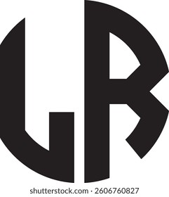 "Make a lasting impression with an LR monogram logo, designed for a modern, professional, and timeless brand identity. Perfect for businesses seeking a strong visual mark."