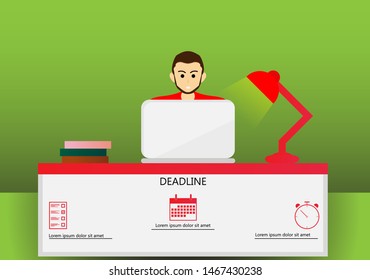 Make a list of jobs that have a time limit. Very attractive appearance