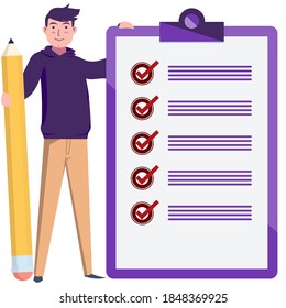 Make a list of your work so you don't get confused