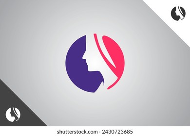 Make up logo. Beauty, personal care and cosmetics brand identity design template. Perfect logo fit for business related to cosmetics and personal care industry. Isolated background. Vector eps 10.