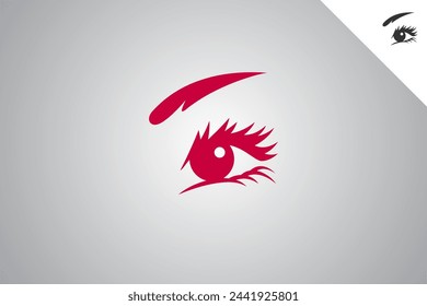 Make up logo. Beauty, personal care and cosmetics brand identity design template. Perfect logo fit for business related to cosmetics and personal care industry. Isolated background. Vector eps 10.