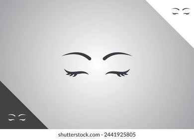 Make up logo. Beauty, personal care and cosmetics brand identity design template. Perfect logo fit for business related to cosmetics and personal care industry. Isolated background. Vector eps 10.