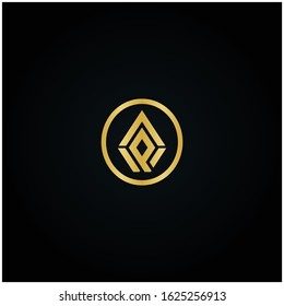 I make logo with combine letter P+W+A+O and diamond