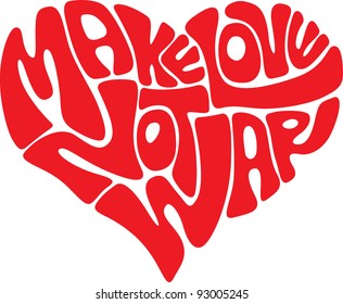 make love heart vector