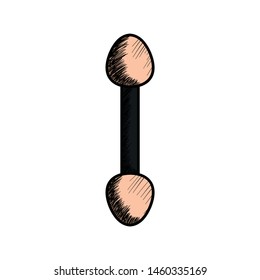 make up mini brush drawing icon