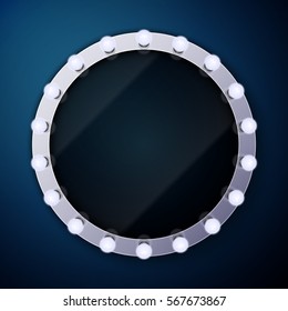 Make up mirror with light bulbs