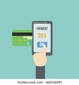 make mobile payment with credit card