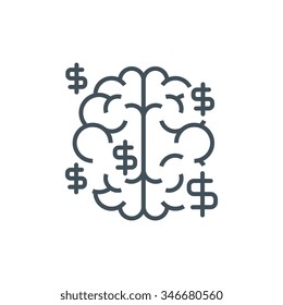 Make Money icon suitable for info graphics, websites and print media. Vector icon.