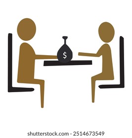 Make money icon vector illustration