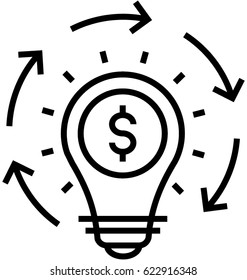 Make Money Solution Vector Icon