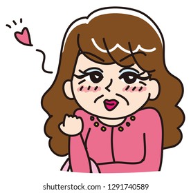 make oneself up to look younger