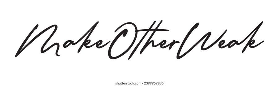 make other weak text on white background.