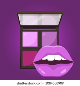 Make Up Palette with Sexy lip.