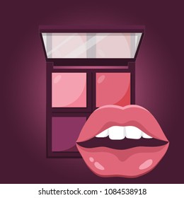 Make Up Palette with Sexy lip.