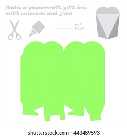 Make a paper craft love box for your gift!