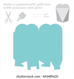Make a paper craft love box for your gift!