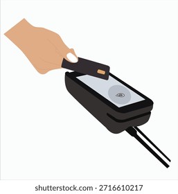 Realiza pagos por tap. Vector