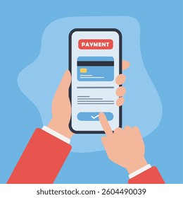 make payments via mobile phone. cashless payments. mobile banking app