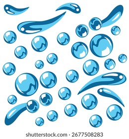 Criar um vetor de bolhas abstrato profissional