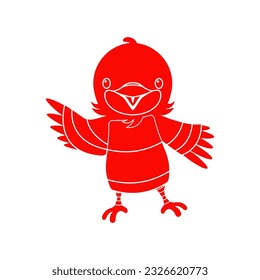 Erstellen Sie ein professionelles Vogelmascot-Symbol