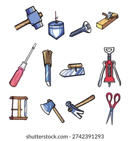 Make a Professional Building Tools Stock Vector