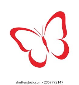 Make a Professional Butterfly Vector Line Art