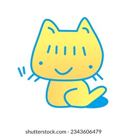 Hacer un gato divertido para caricaturas profesionales 
