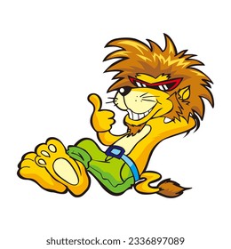 Make a Professional Cartoon Lion Vector Art