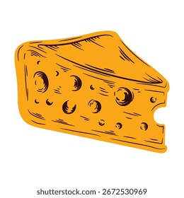 Faça uma arte vetor de queijo profissional