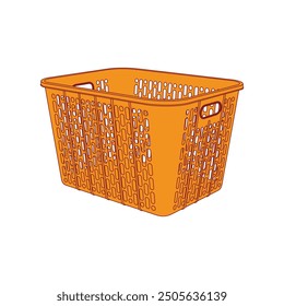 Make a Professional Clothes Basket Vector