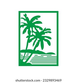 Hacer un recorte profesional de árbol de coco