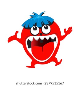 Make a Professional Cute Cartoon Monster Vector
