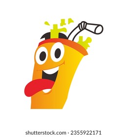 Make a Professional Cute Cup Mascot Vector