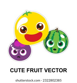 Make a Professional Cute Fruit Vector