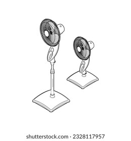 Crear un vector de iconos de ventilador profesional