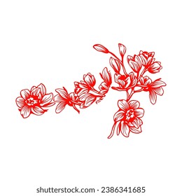 Make a Professional Flower Vector Illustration Art