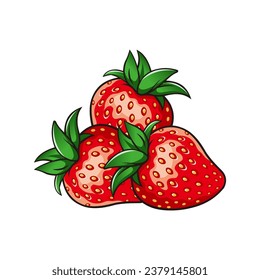Make a Professional Fresh Strawberry Fruit Vector