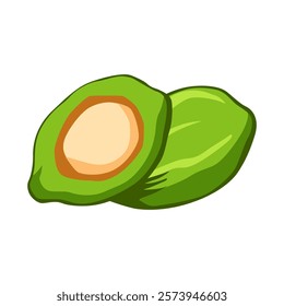 Make a Professional Green Coconut Vector