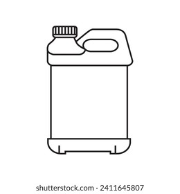 Make a Professional Jerrycan Icon Outline