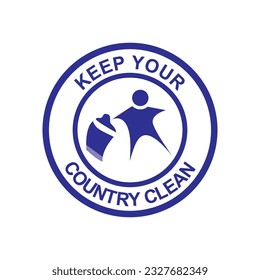 Make a Professional Keep Your Country Clean Vector