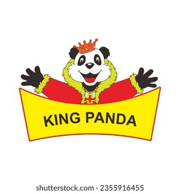 Make a Professional King Panda Vector