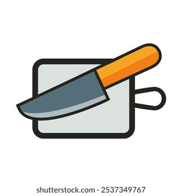 Make a Professional Knife Icon Vector