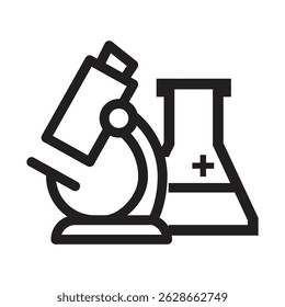 Make a Professional Lab Icon Vector.